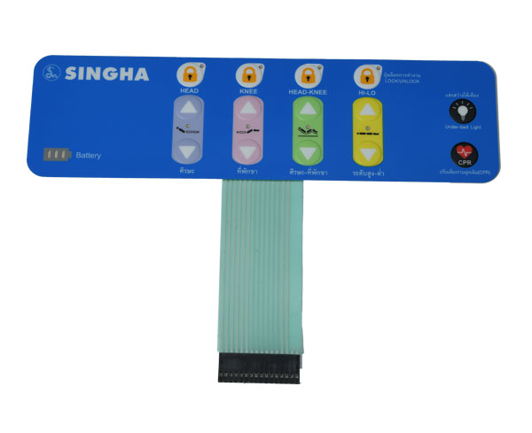 醫療床開關+薄膜按鍵開關